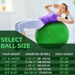 Anti-Burst Slip Resistant Exercise and Yoga Ball