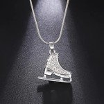 Ice Skate Charm Necklace for Figure Skating Fans