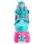 Adjustable Pink Quad Skates for Kids