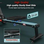 Wenoker Foldable Magnetic Rowing Machine for Home Gym