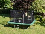 JumpKing 9ft x 13ft Rectangular Trampoline with Enclosure