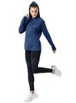 Women's Long Sleeve Running Hoodie with Thumb Holes