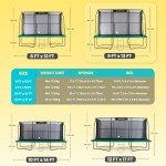 JumpKing 9ft x 13ft Rectangular Trampoline with Enclosure