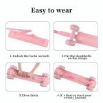 GOZINA Hip Thrust Weight Belt for Glutes (Pink)