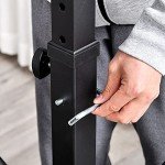 HOMCOM Full-Body Weight Rack with Bench & Bands