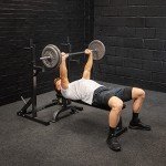Adjustable Squat and Bench Press Rack with Dip Bars