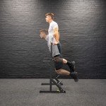 Adjustable Squat and Bench Press Rack with Dip Bars