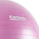 KOMODO 65cm Pink Exercise Ball for Fitness