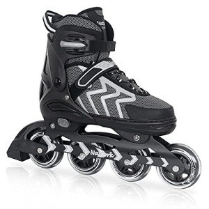 Adjustable Light-Up Inline Skates for Kids & Adults