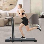 Under Desk Walking Pad Treadmill with Handrail