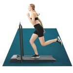 Under Desk Walking Pad Treadmill with Handrail