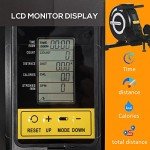 Adjustable Magnetic Rowing Machine with LCD Monitor