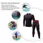 Men's Thermal Base Layer Set for Winter Fitness