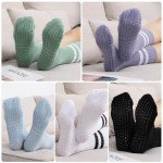 Non-Slip Yoga & Pilates Grip Socks - 5 Pairs