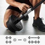 Adjustable 2-in-1 Dumbbells Set for Home Fitness
