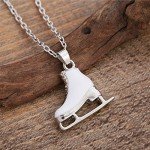 Ice Skate Necklace for Figure Skating Fans