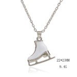 Ice Skate Necklace for Figure Skating Fans