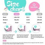 Rainbow Unicorn Light-Up Adjustable Roller Skates