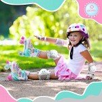 Rainbow Unicorn Light-Up Adjustable Roller Skates