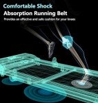 CANMALCHI Foldable Under Desk Treadmill with Remote