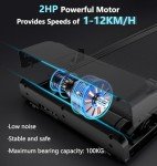 CANMALCHI Foldable Under Desk Treadmill with Remote