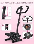 KitGody Adjustable Mini Stepper with Handlebar