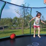 Panana Outdoor Trampoline with Safety Enclosure and Ladder