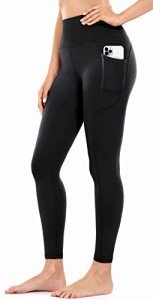 OVRUNS Women's Tummy Control Yoga Pants with Pockets