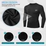 MEETYOO Men's Compression Long Sleeve Fitness Top