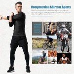 MEETYOO Men's Compression Long Sleeve Fitness Top