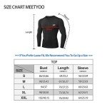 MEETYOO Men's Compression Long Sleeve Fitness Top