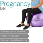 Purple Pregnancy Ball with Pump for Fitness & Relaxation