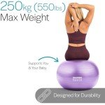 Purple Pregnancy Ball with Pump for Fitness & Relaxation