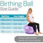 Purple Pregnancy Ball with Pump for Fitness & Relaxation