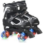 Adjustable Light-Up Roller Skates for Kids