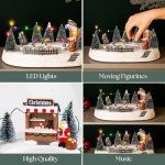 HomeZone LED Color-Changing Christmas Nativity Scene