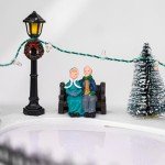 HomeZone LED Color-Changing Christmas Nativity Scene