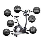 DKN AM-E Black Exercise Bike for Home Fitness