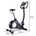 DKN AM-E Black Exercise Bike for Home Fitness