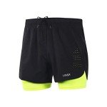 Lixada Men's Quick-Dry 2-in-1 Running Shorts