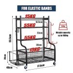 ZACHVO Home Gym Dumbbell & Equipment Storage Rack
