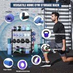 ZACHVO Home Gym Dumbbell & Equipment Storage Rack