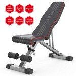 YOLEO Adjustable Folding Weight Bench for Home Workouts