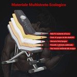 YOLEO Adjustable Folding Weight Bench for Home Workouts