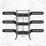 Strongway Multi-Gym Power Cage with Dual Pulley