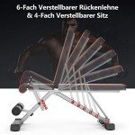 YOLEO Adjustable Folding Weight Bench for Home Workouts