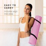 KG Physio Pink Exercise and Yoga Mat 183x60cm