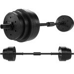 30kg Adjustable Dumbbell and Barbell Weight Set