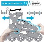 Adjustable Inline Skates for Growing Feet – Medium