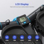 MERACH Mini Stepper with LCD Monitor & Power Ropes